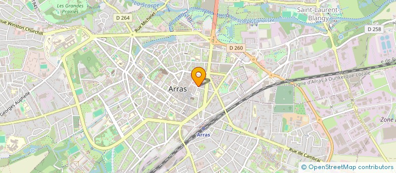 localisation de l'entreprise MONSIEUR WARIS ABDULRAHIMZAI à ARRAS