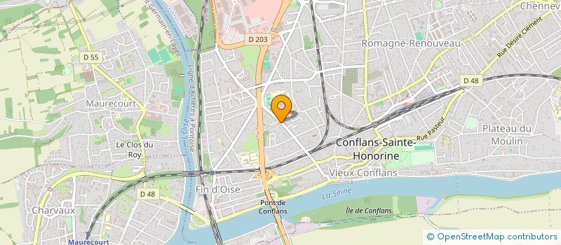 localisation de l'entreprise MONSIEUR WARIS KHAN  CONFLANS-SAINTE-HONORINE