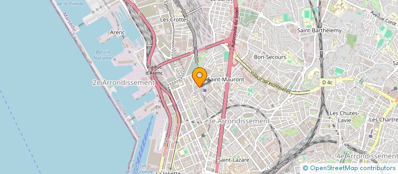 localisation de l'entreprise MONSIEUR WARLY BASSIT  MARSEILLE