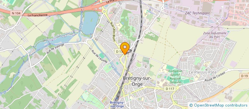 localisation de l'entreprise MONSIEUR WARREN ABDOUL à BRETIGNY-SUR-ORGE