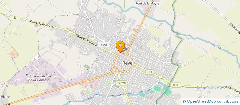 localisation de l'entreprise MONSIEUR WARREN BIFFI  REVEL