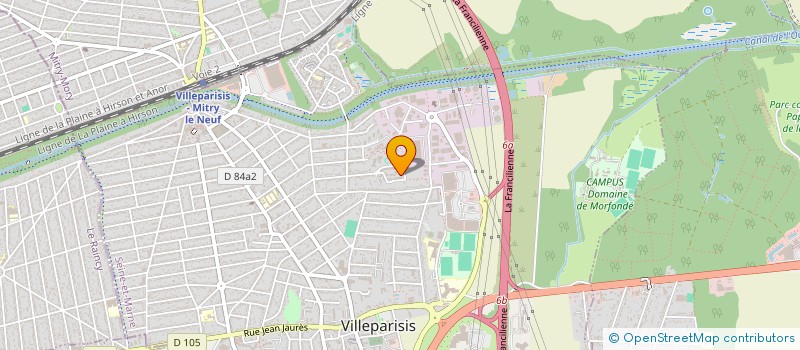 localisation de l'entreprise MONSIEUR WARREN CLAIRE  VILLEPARISIS