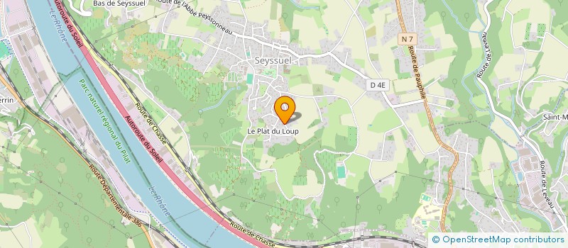 localisation de l'entreprise MONSIEUR WARREN CLEMENTE  SEYSSUEL