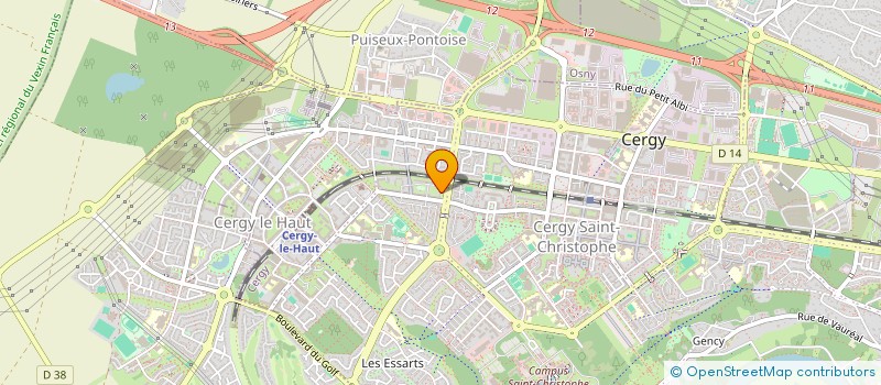 localisation de l'entreprise MONSIEUR WARREN DALE  CERGY