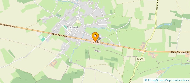 localisation de l'entreprise MONSIEUR WARREN DELBART  COLLERET