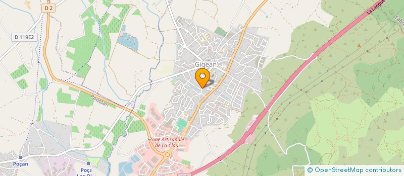 localisation de l'entreprise MONSIEUR WARREN EUSTACHE  GIGEAN