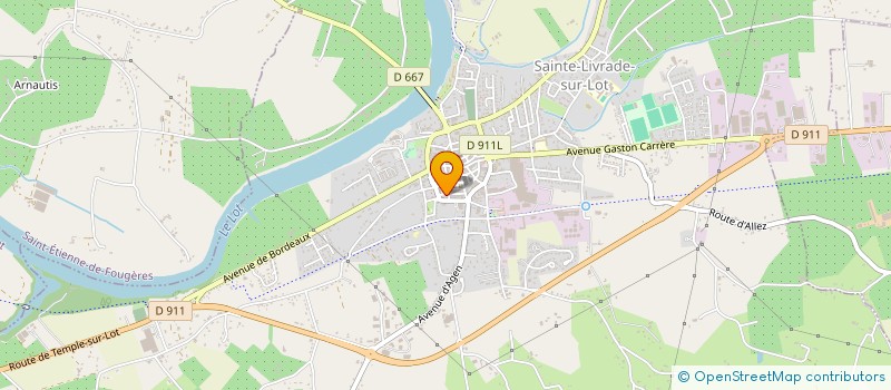 localisation de l'entreprise MONSIEUR WARREN LOUEMBA  SAINTE-LIVRADE-SUR-LOT