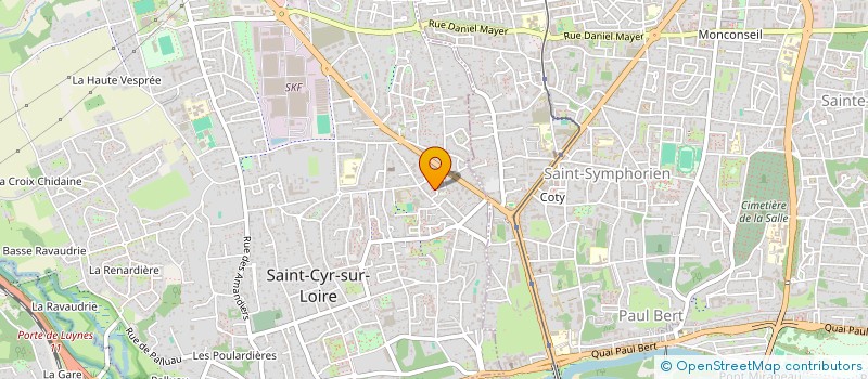 localisation de l'entreprise MONSIEUR WARREN MBEN GWETH  SAINT-CYR-SUR-LOIRE