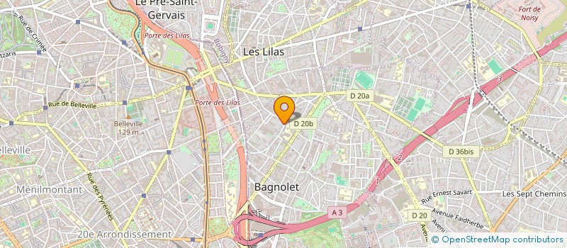 localisation de l'entreprise MONSIEUR WARREN MORALES à BAGNOLET