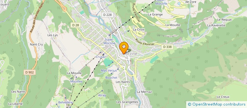 localisation de l'entreprise MONSIEUR WARREN MUNSON  SAINT-JEAN-D'AULPS