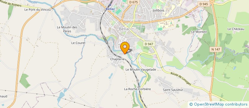 localisation de l'entreprise MONSIEUR WARREN NORRIS  BELLAC