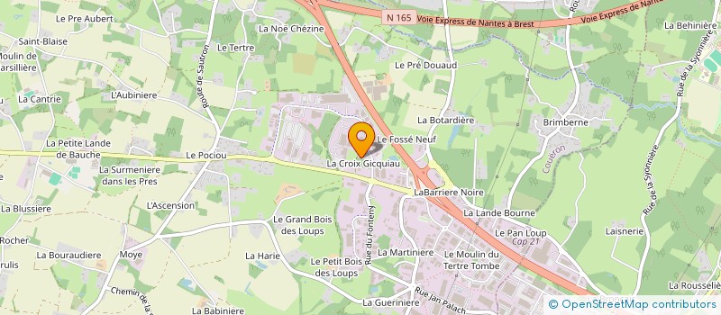 localisation de l'entreprise MONSIEUR WARREN ROUZEE à COUERON