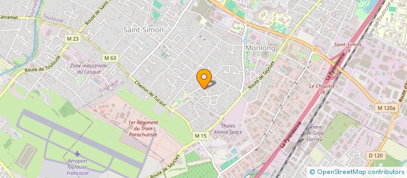localisation de l'entreprise MONSIEUR WARREN TENTILLER à TOULOUSE