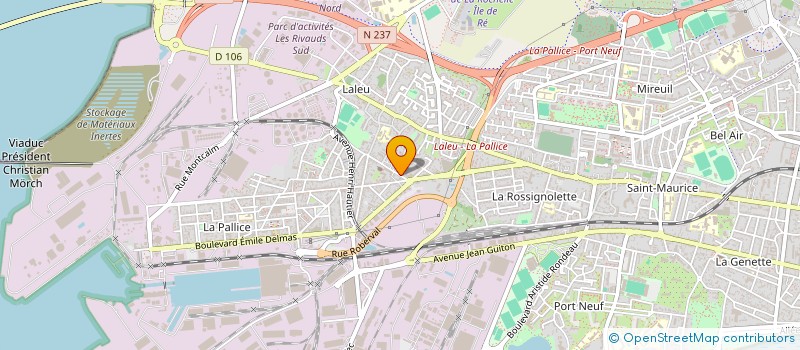 localisation de l'entreprise MONSIEUR WARREN THIBAULT  LA ROCHELLE