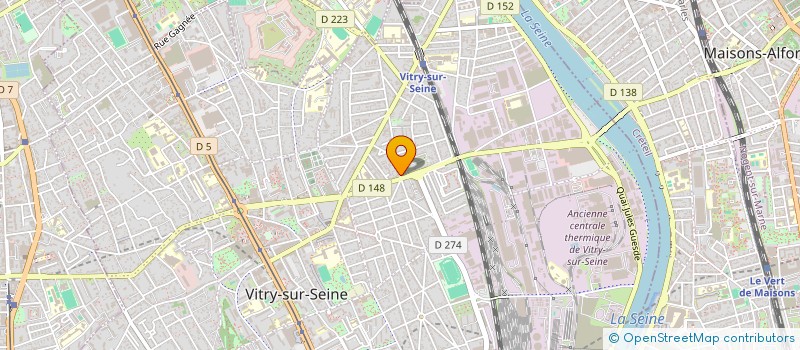 localisation de l'entreprise MONSIEUR WASEEM MOHAMMED  VITRY-SUR-SEINE