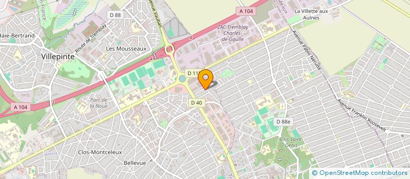 localisation de l'entreprise MONSIEUR WASEEM MUHAMMAD à VILLEPINTE
