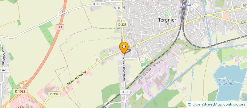 localisation de l'entreprise MONSIEUR WASEEM SAJID à TERGNIER