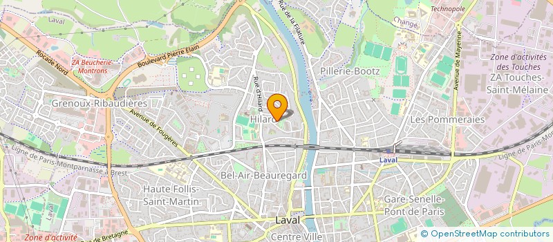 localisation de l'entreprise MONSIEUR WASFI TOIHIRI  LAVAL