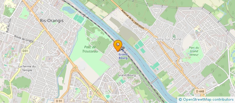 localisation de l'entreprise MONSIEUR WASHINGTON PEREIRA GONCALVES  RIS-ORANGIS