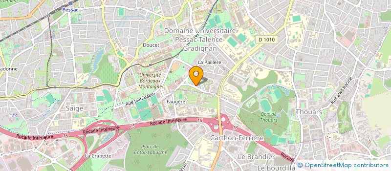 localisation de l'entreprise MONSIEUR WASIM MEZIYANE  PESSAC