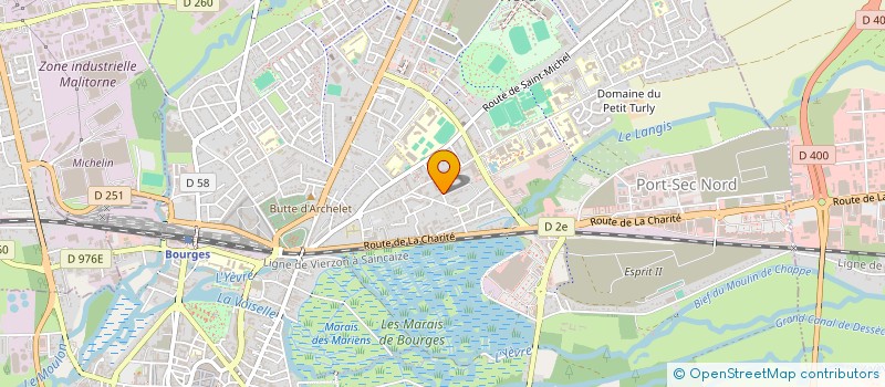 localisation de l'entreprise MONSIEUR WASIULLAH SAFI  BOURGES