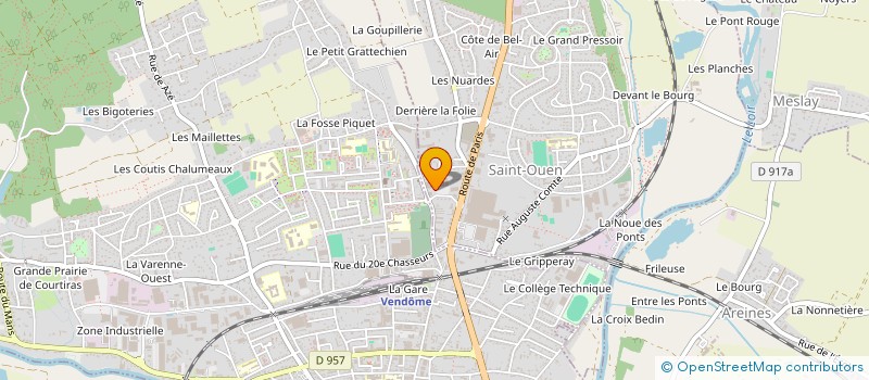 localisation de l'entreprise MONSIEUR WASSAF CHABI  VENDOME