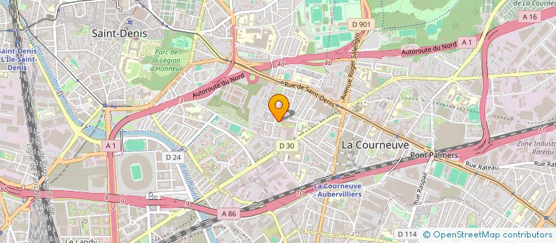 localisation de l'entreprise MONSIEUR WASSAY ALI à LA COURNEUVE