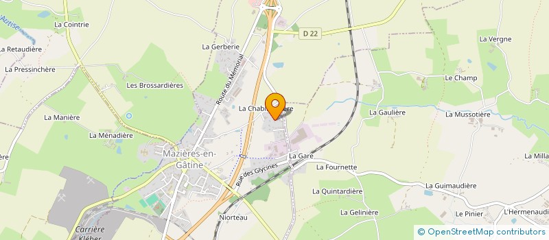 localisation de l'entreprise MONSIEUR WASSEF NASSER  MAZIERES-EN-GATINE