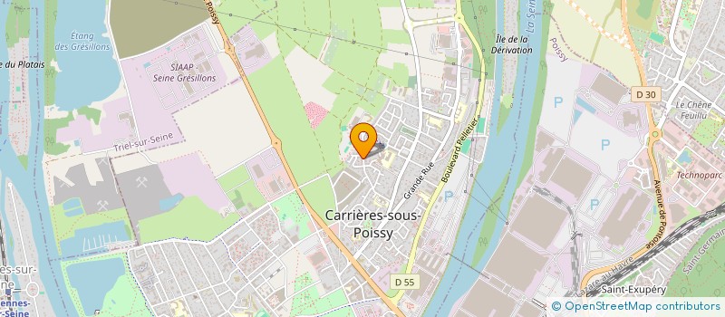 localisation de l'entreprise MONSIEUR WASSIL ABDI  CARRIERES-SOUS-POISSY