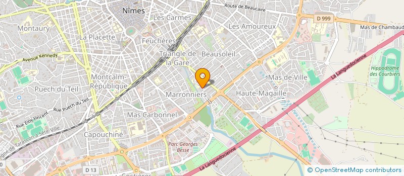 localisation de l'entreprise MONSIEUR WASSIL ZAROUALI  NIMES