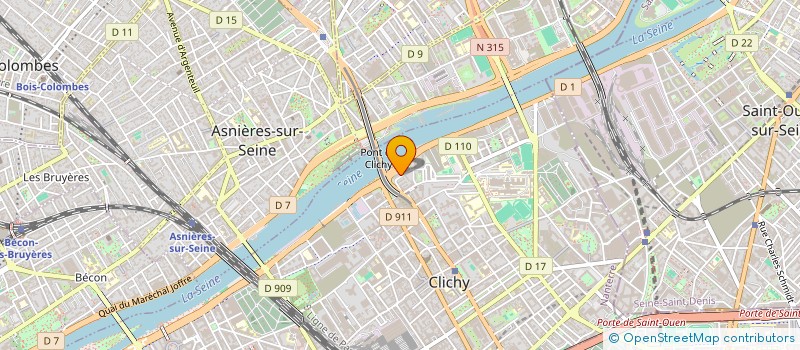 localisation de l'entreprise MONSIEUR WASSIM ALIOUA à CLICHY
