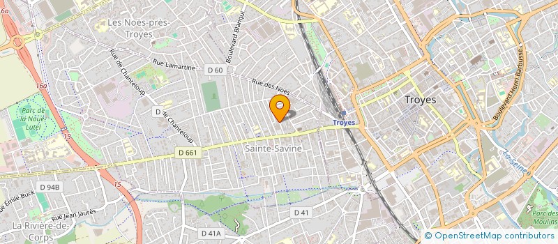 localisation de l'entreprise MONSIEUR WASSIM ARAKRAK  SAINTE-SAVINE