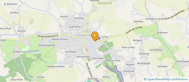 localisation de l'entreprise MONSIEUR WASSIM ARFAOUI  PLOBANNALEC-LESCONIL