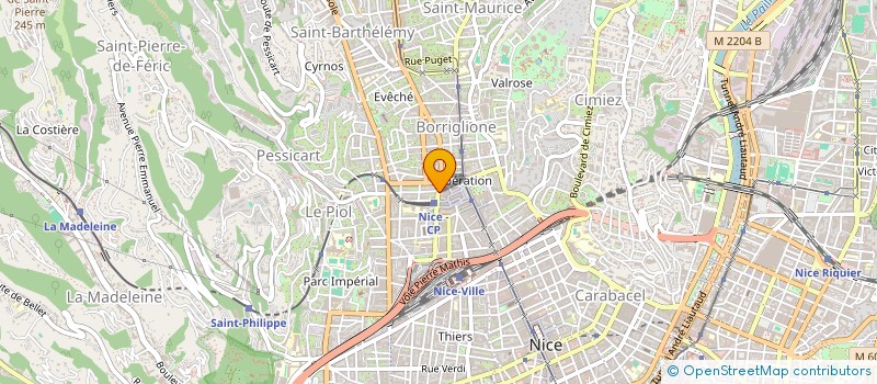 localisation de l'entreprise MONSIEUR WASSIM BAILI  NICE