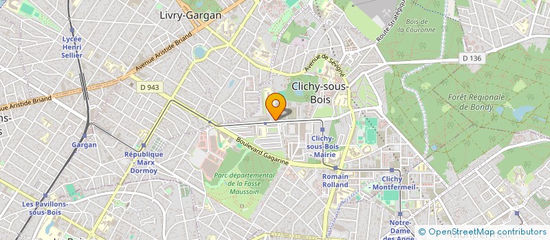 localisation de l'entreprise MONSIEUR WASSIM BELAID à CLICHY-SOUS-BOIS