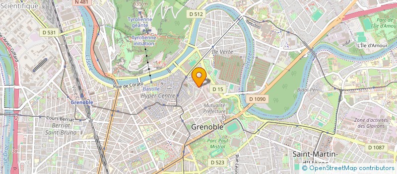 localisation de l'entreprise MONSIEUR WASSIM BEN MRAD à GRENOBLE