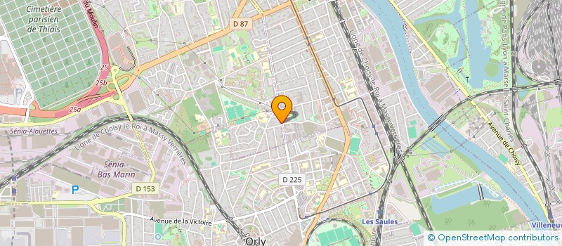 localisation de l'entreprise MONSIEUR WASSIM BENAOUF  THIAIS