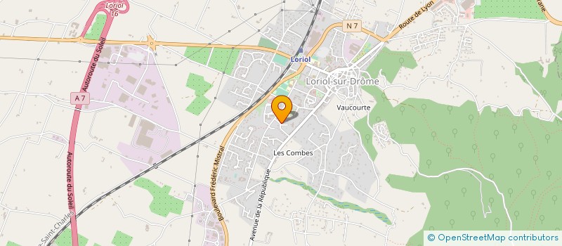 localisation de l'entreprise MONSIEUR WASSIM BOUALI  LORIOL-SUR-DROME