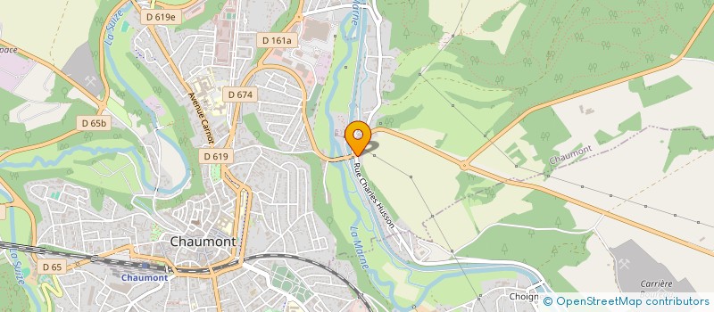 localisation de l'entreprise MONSIEUR WASSIM BOUGHADOU  CHAUMONT