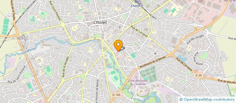 localisation de l'entreprise MONSIEUR WASSIM CHAWKI à CHOLET