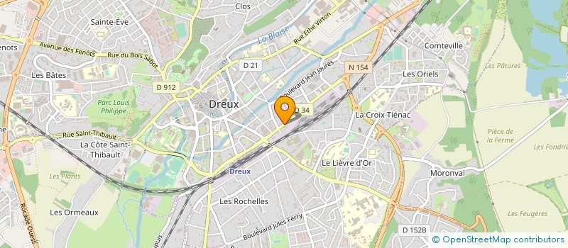 localisation de l'entreprise MONSIEUR WASSIM DRISS à DREUX