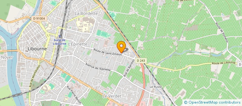 localisation de l'entreprise MONSIEUR WASSIM EL AGUBANI  LIBOURNE