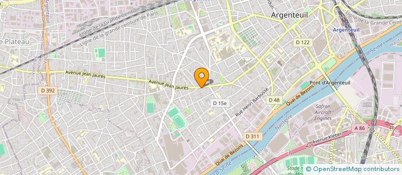 localisation de l'entreprise MONSIEUR WASSIM EL ALKIOUI  ARGENTEUIL