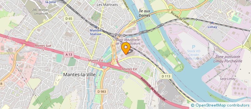 localisation de l'entreprise MONSIEUR WASSIM EL BAINA  MANTES-LA-JOLIE