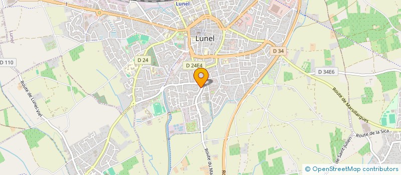 localisation de l'entreprise MONSIEUR WASSIM EL BARHDADI  LUNEL