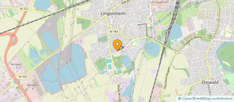 localisation de l'entreprise MONSIEUR WASSIM EL MERROUNI  LINGOLSHEIM