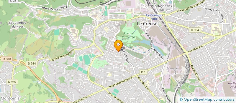 localisation de l'entreprise MONSIEUR WASSIM FERCHICHI  LE CREUSOT