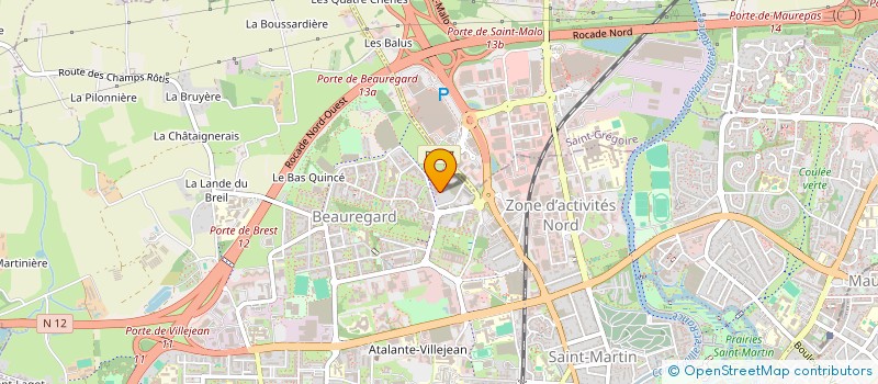 localisation de l'entreprise MONSIEUR WASSIM GUERSEN  RENNES