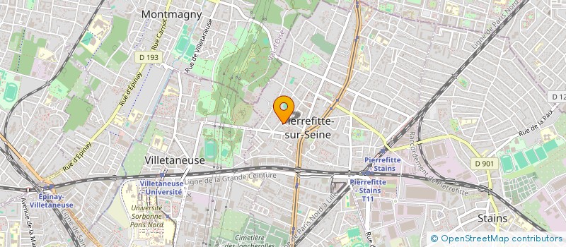 localisation de l'entreprise MONSIEUR WASSIM GUERZIZ à PIERREFITTE-SUR-SEINE