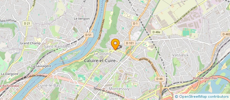 localisation de l'entreprise MONSIEUR WASSIM HADJ ABOUDA à CALUIRE-ET-CUIRE